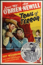 Trail of Terror (1944) Original Movie Poster Folded 27x41
