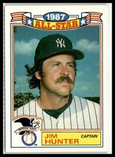 Jim Hunter 1988 Topps Glossy All-Stars #11 New York Yankees