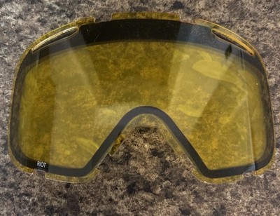 Smith Riot Yellow Replacement Goggle Lens Low Light Night Snowboard Ski
