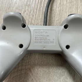 Sony PlayStation PS1 Official OEM Gray Controller SCPH-1080 PS One Tested Works