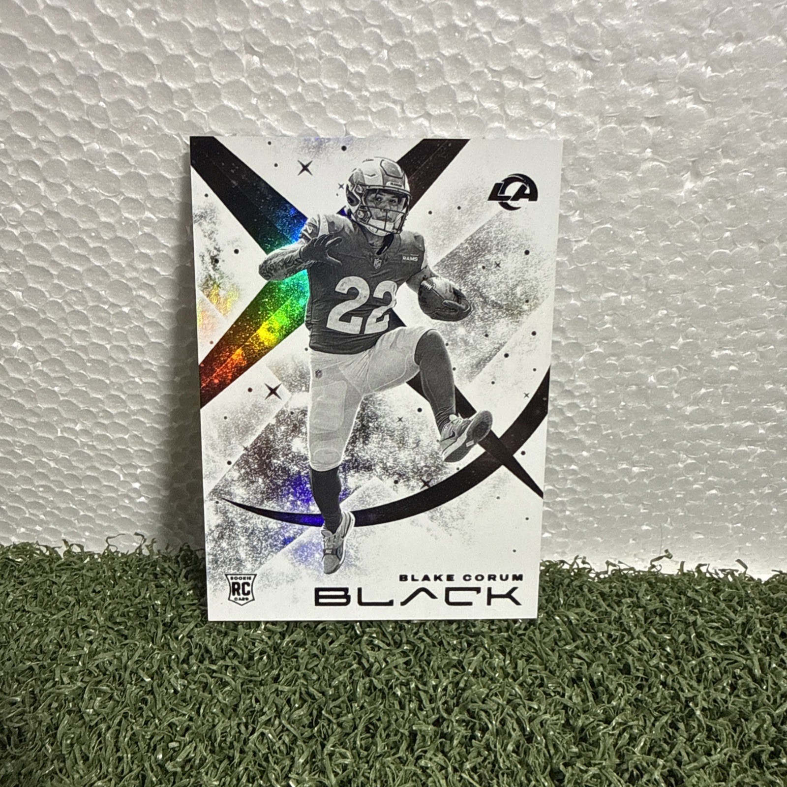 2024 Panini Black White Night Blake Corum #WN-BCM