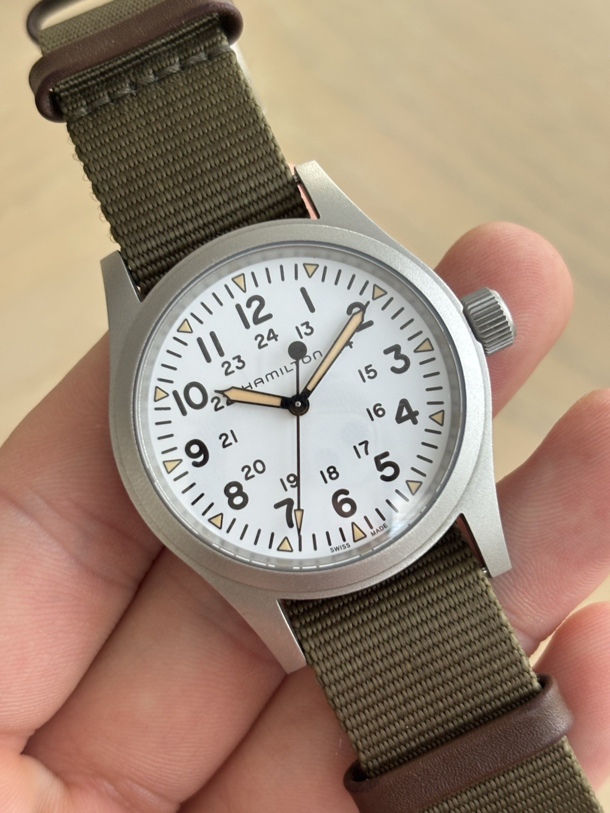Hamilton Khaki Field Mechanical White 38mm - H69439411