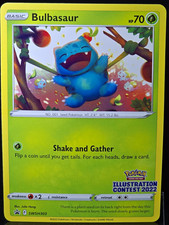 Pokemon Bulbasaur (Illustration Contest 2022) SWSH303 NM P Sword & Shield Promo on eBay