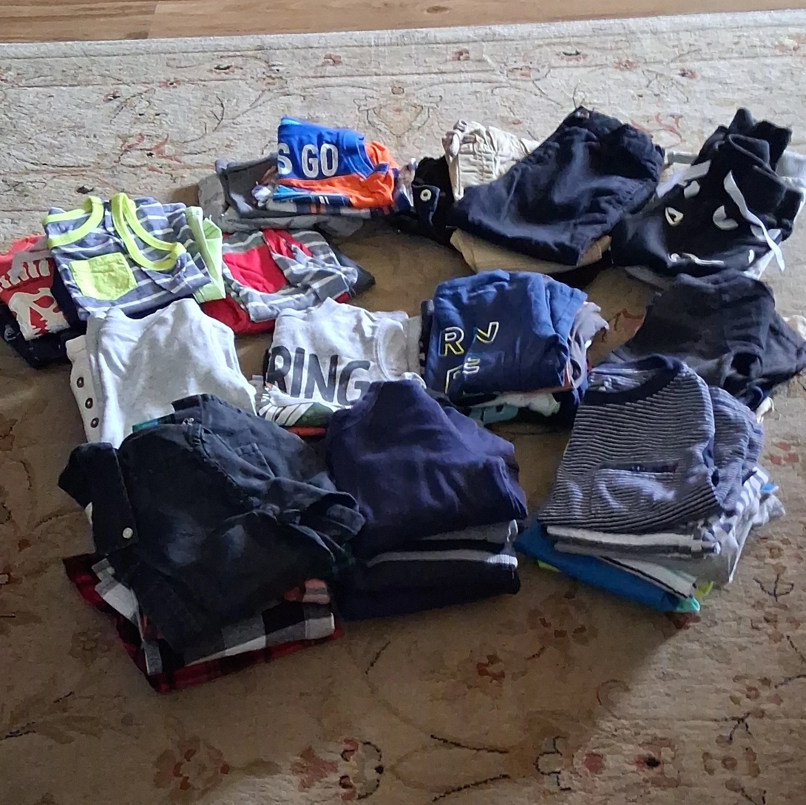 Mix Baby Boy 3T Clothing Lot Shirts Shorts Pants Pajamas Cotton Blend.
Opens in a new window or tab