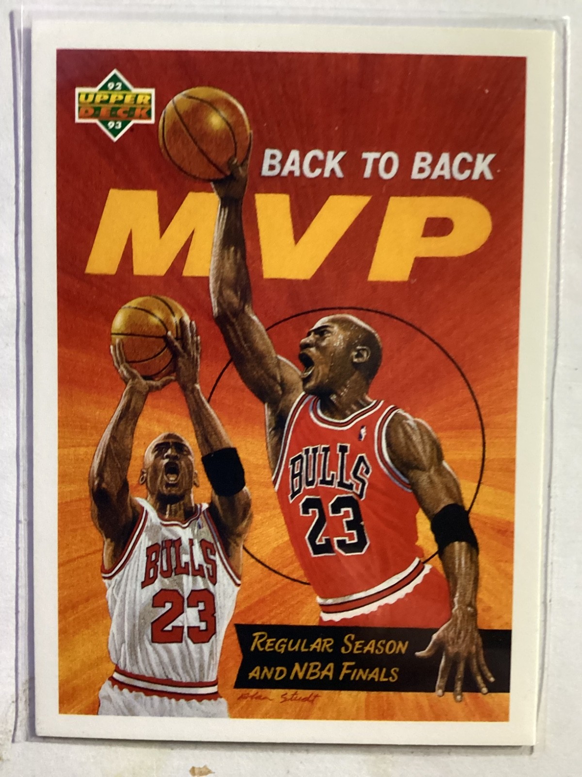 1992-93 Upper Deck MVP - Michael Jordan #67 Chicago Bulls