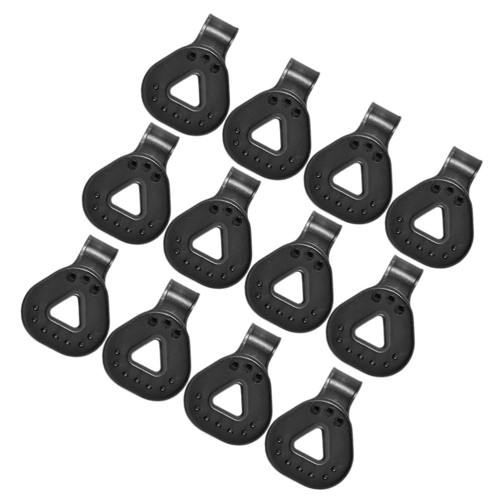 12pcs Clips Portable Black Shade Cloth Sunshade Net Clips Garden