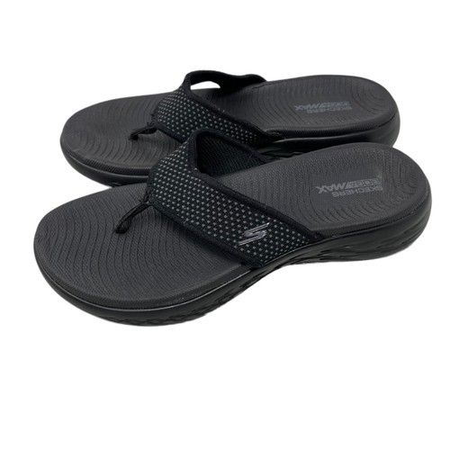skechers goga max flip flops