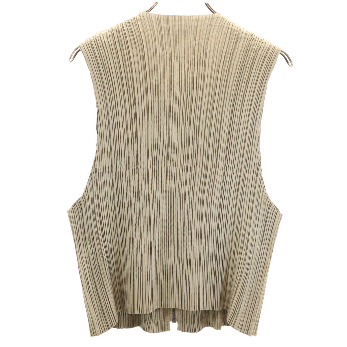 ISSEY MIYAKE MEN 90s Made in Japan Old Pleated Best M beige