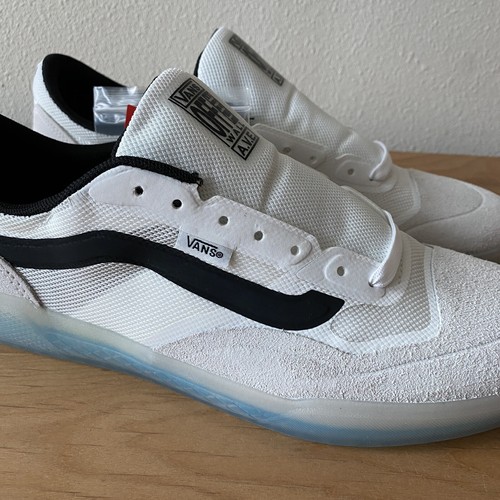 Vans AVE Pro weiß schwarz Blanche de Blanche Größe 7,5