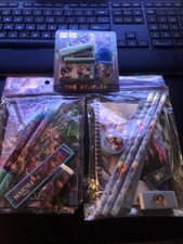 Disney Frozen Set Pencil Eraser Pencil Sharpener Pen Memo Stampers Case Clips
