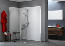 AKW Level Best Shower Screen with Deflector Panel