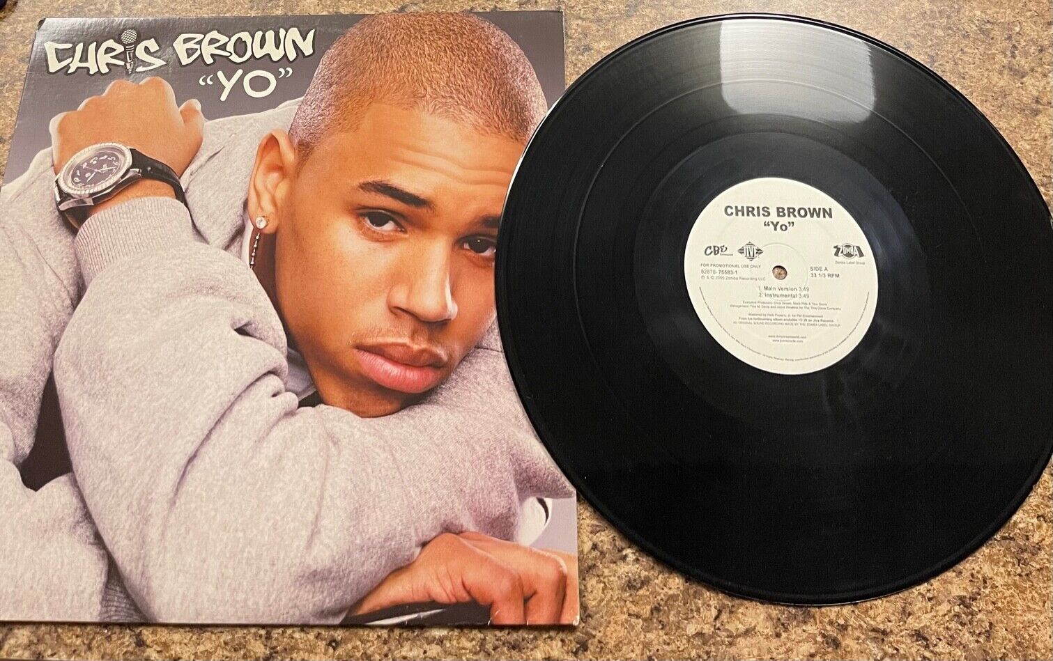 Chris Brown - Yo (Excuse Me Miss) Original 2006 Press 12" In Picture Cover VG+