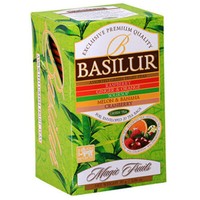 Basilur Tee Set Magic Fruits 5 Teesorten 25 Teebeutel GrüNtee FrüChtetee