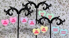 Valentine's Day Earrings Conversation Heart Sweet Candy Dangle Earrings
