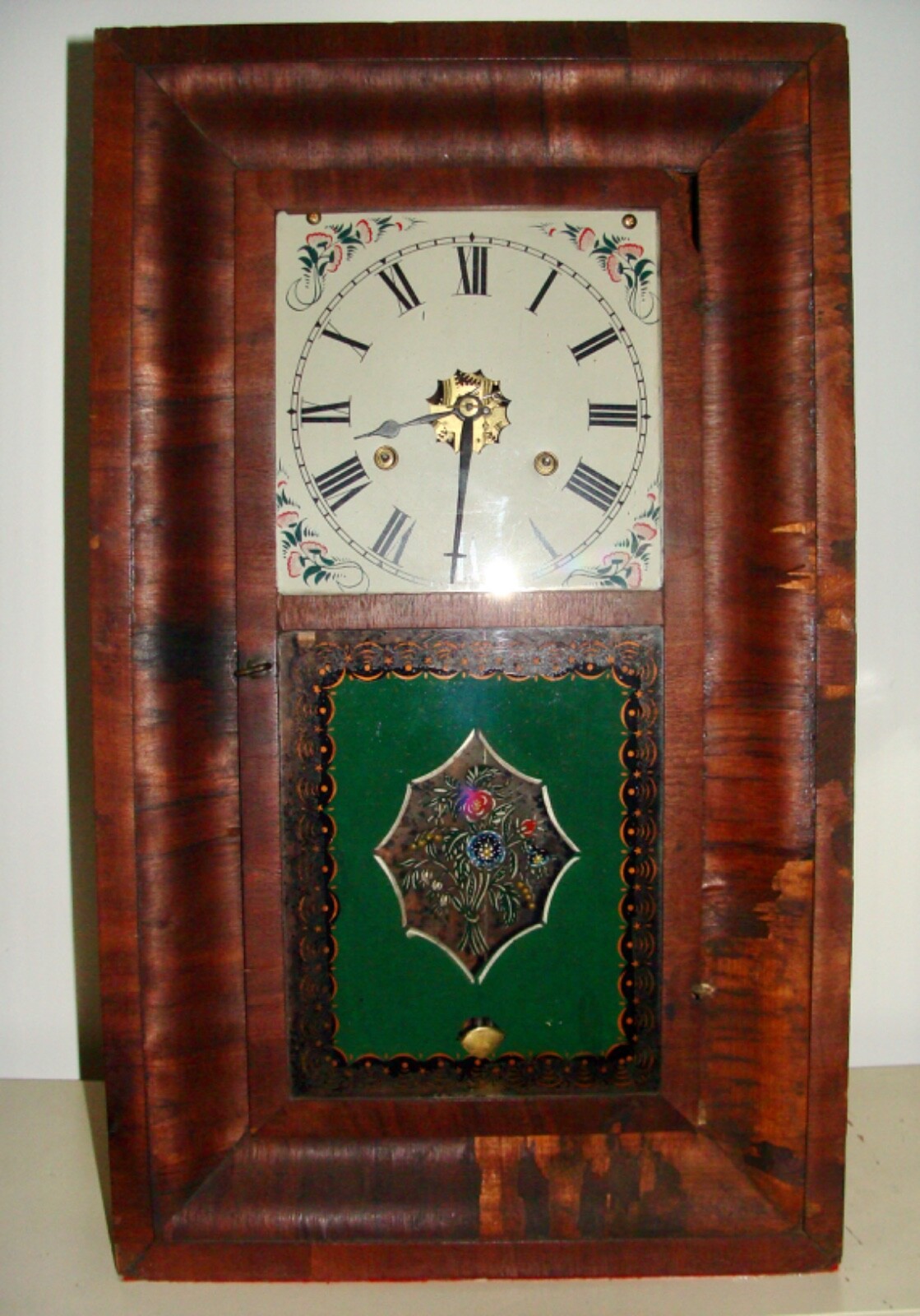 Antique Marsh 30 hour ogee clock Winchester Connecticut 1835 eBay