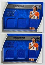 2022 Chronicles Absolute Draft TYRESE MAXEY Tools Of The Trade Blue /99 - 2 Card