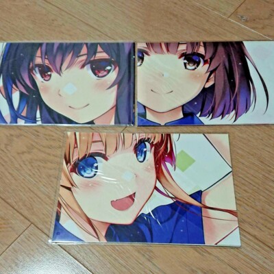 Saekano How To Raise A Boring Girlfriend Megumi Utaha Eriri Poster 3 Set Lawson