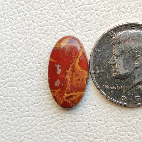 Naturel Vert Jaune Ocean Jasper Cabochon Pierre Précieuse Pour Bijoux G6953