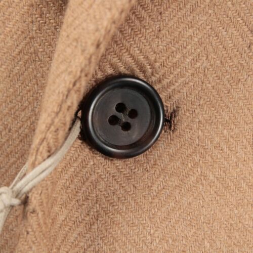 Brioni NWT Wool/Silk Sport Coat Size 54R US 44R in Solid Camel Tan Herringbone - Picture 2 of 10