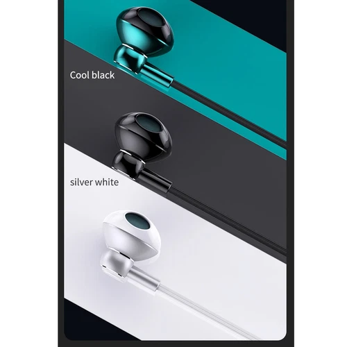 HIFI Bass Stereo Wired Earbuds Headset In-Ear Ohrhörer Kopfhörer Mikrofon 3,5 mm USB-C - Bild 11 von 21
