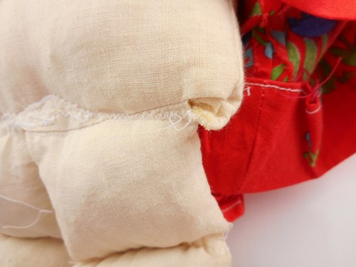 Vintage Raggedy Ann and Andy Dolls Handmade 20” I Love You Embroidery Floral - Picture 7 of 10