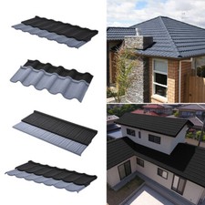 Asphalt Roofing Shingles Lightweight Galvanized Metal Roof Tiles Shed Garages UK
