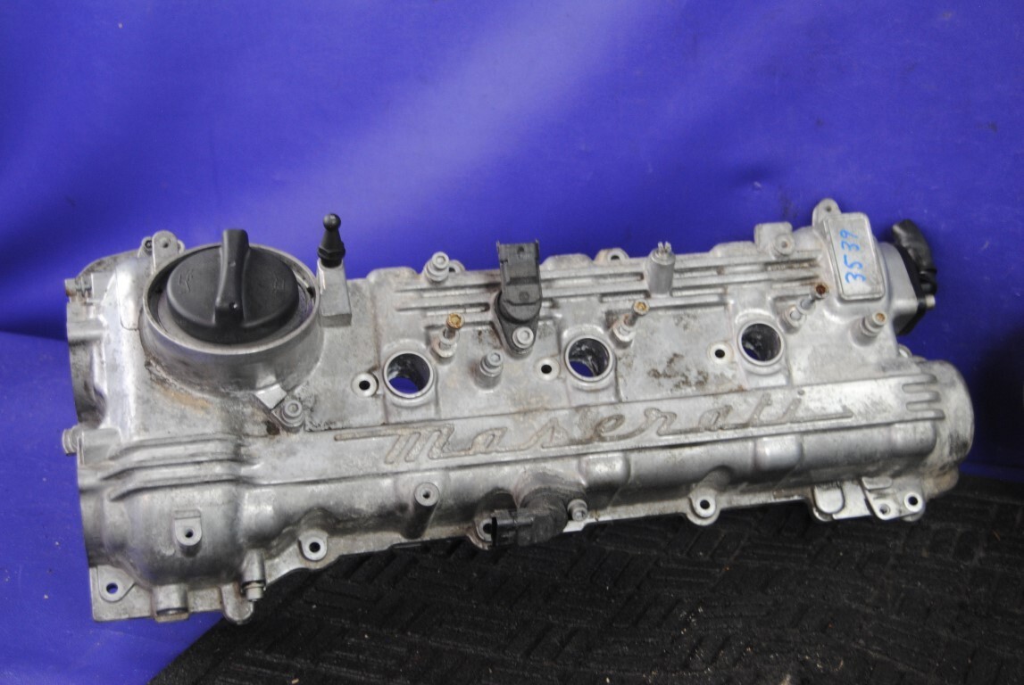 14-19 Maserati Quattroporte S 3.0L V6 Turbocharged Cylinder Head Cover Set OEM