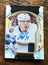 2016-17 SPx Gold Shadow Box #75 Auston Matthews /99 RC Patch Auto #X14518