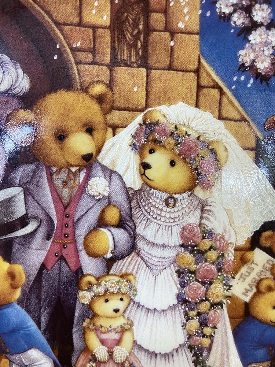 Limited Edition Teddy Bear Wedding by Carol Lawson Collectors
