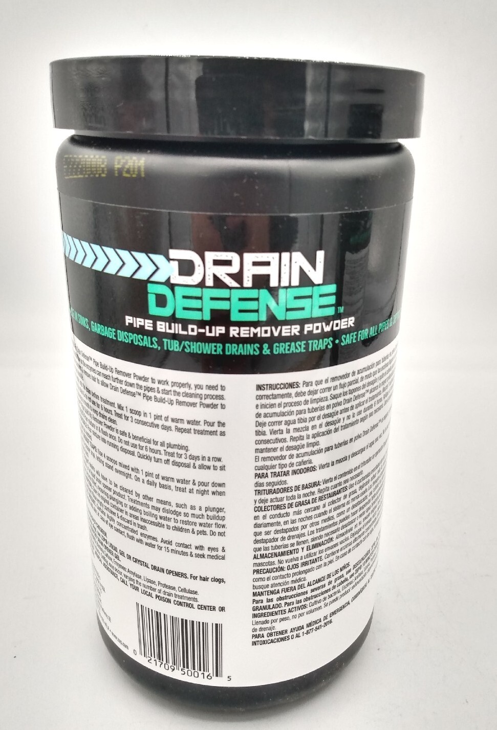 Zep DRAIN Defense Care Powder BuildUp Clog Remover Slow Disposals 18oz