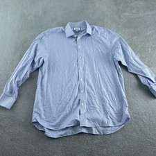 Charles Tyrwhitt Mens Classic Fit Egyptian Cotton Shirt 17/35 Blue 5621