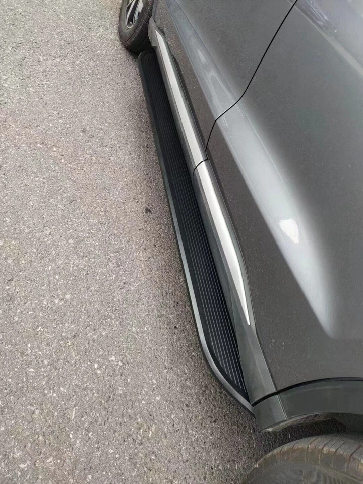 Tabla de correr totalmente negra apta para Nissan Pathfinder 2022-2024 Side Step Nerf Bar Foto 4 de 4