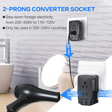 Transformador 220V Para 110V Y De 110 a 220 Voltios 2000W De Corriente