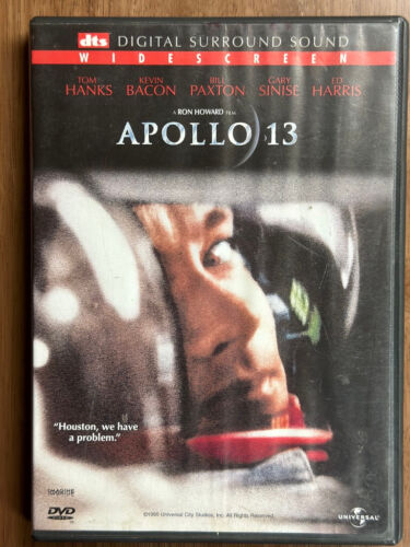 Apollo 13 DVD 1995 True Life Movie Drama w/ Tom Hanks DTS Edition - Picture 1 of 3