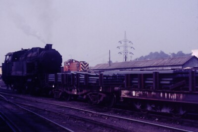 1982 Deutschland / Ungarn / Tschechien Dampflok Eisenbahn Dia Ref 377