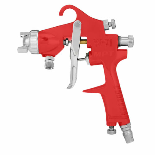 Spray Gun 600ml Pot 1/4" Suction Feed H/Duty MPT Paint Air Compressor Hose Fit - Bild 2 von 4