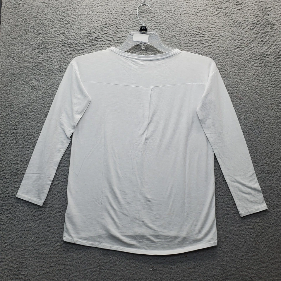 Lote de 3 Pulôveres Max Studio Top Feminino XS Multi Casual Manga Longa Gola Redonda - Imagem 3 de 4