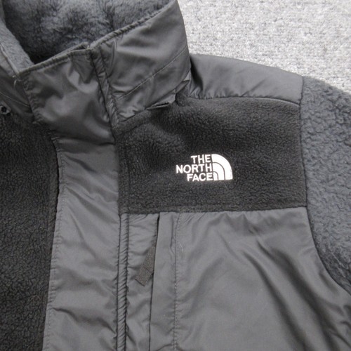 The North Face Jacket Boys Large Gray Fleece Long Sleeve Outdoor Logo Full Zip - Picture 3 of 14