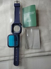 PZOZ Apple Watch Band with ScreenProtector for Apple Watch 1 2 3 4 5 6 Blue 44mm