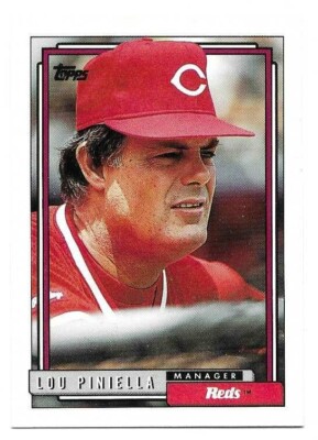 LOU PINIELLA MGR 1992 TOPPS CARD MINT CONDITION
