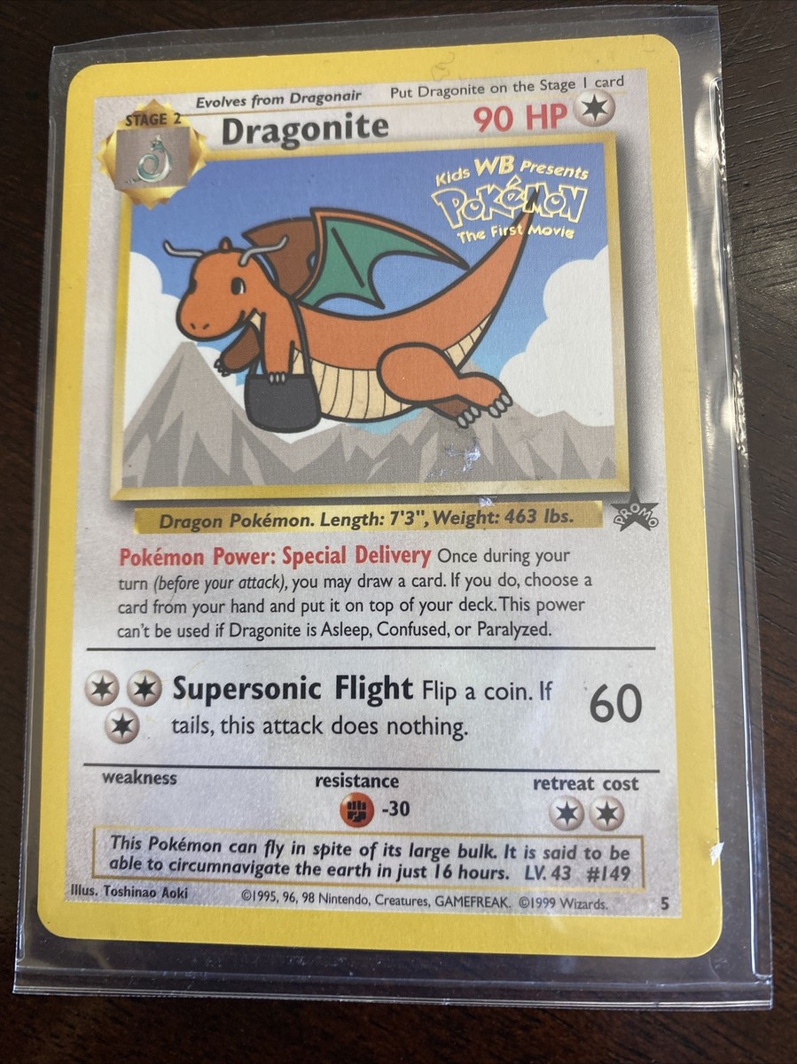 Dragonite Pokemon Card LV 43 #149, Mint Condition | eBay