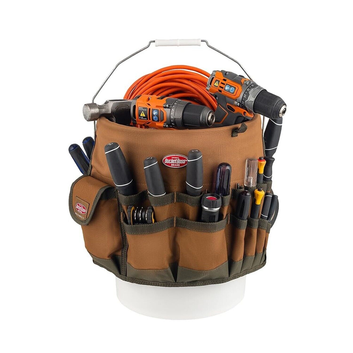 Bucket Boss The Bucketeer Bucket Tool Organizer in Brown, 10030 eBay