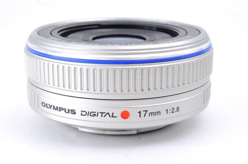 Olympus M.Zuiko Digital 17mm f/2.8 Pancake Micro Four Thirds M43 MFT Lens Silver - Picture 1 of 8