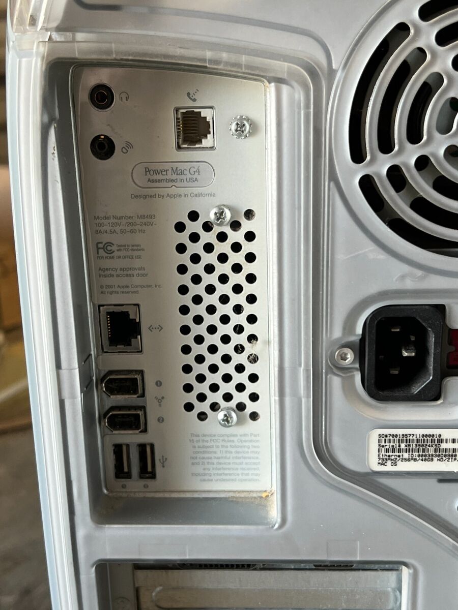 Apple PowerMac G4 Desktop M8360LL/A Quicksilver Power PC Apple PowerMac G4 Desktop M8360LL/A Quicksilver Power PC