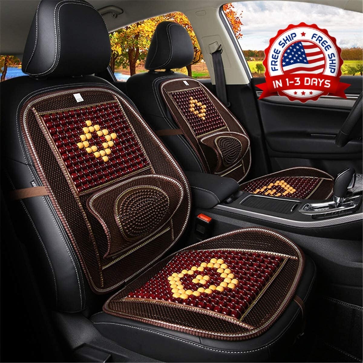 Cojín de Masaje Lumbar Comodo Espalda Universal Para Asiento de