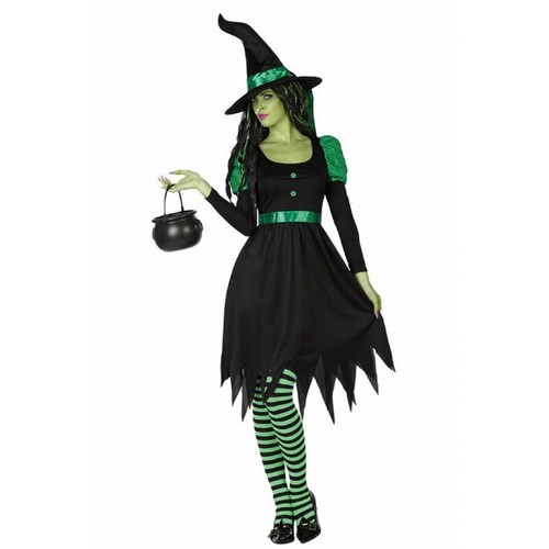 costume halloween donna Strega dell'Ovest spaventosa Halloween sexy con  cappello | eBay