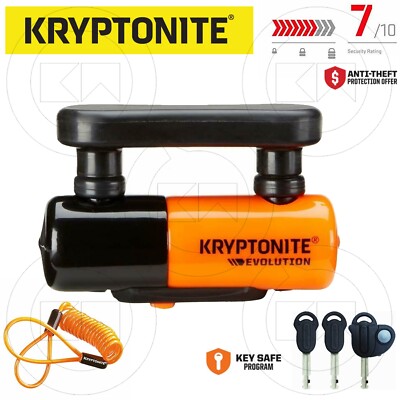 KRYPTONITE DOGBONE REMINDER SCHEIBENSCHLOSS KABEL DIEBSTAHLSICHERUNG UNIVERSAL MOTORRAD