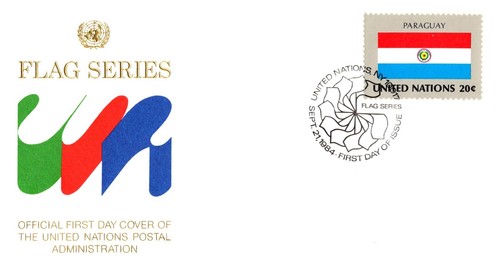Postal Covers Flag Series First Day United Nations 16 Various 1980s Versions - Picture 13 of 16
