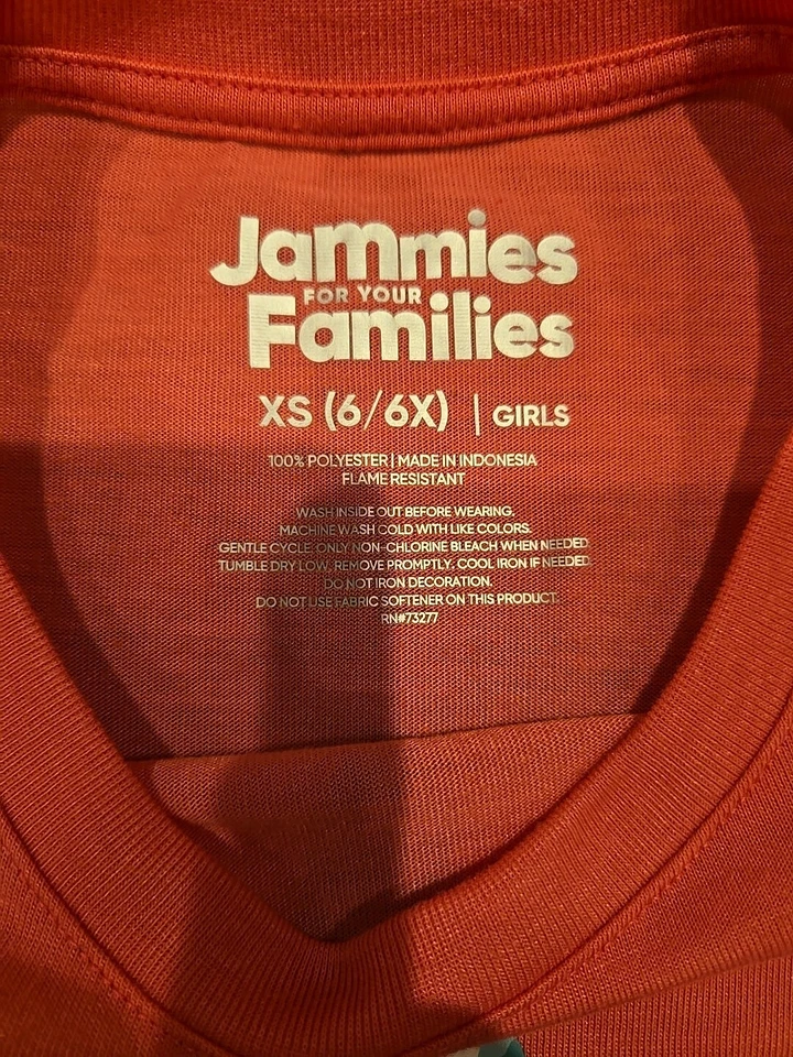 Kids Girls Cuddl Duds Long Sleeve Pants PJ Set Size XS (6/6X) Pink "Gnome For..  - Imagem 4 de 4