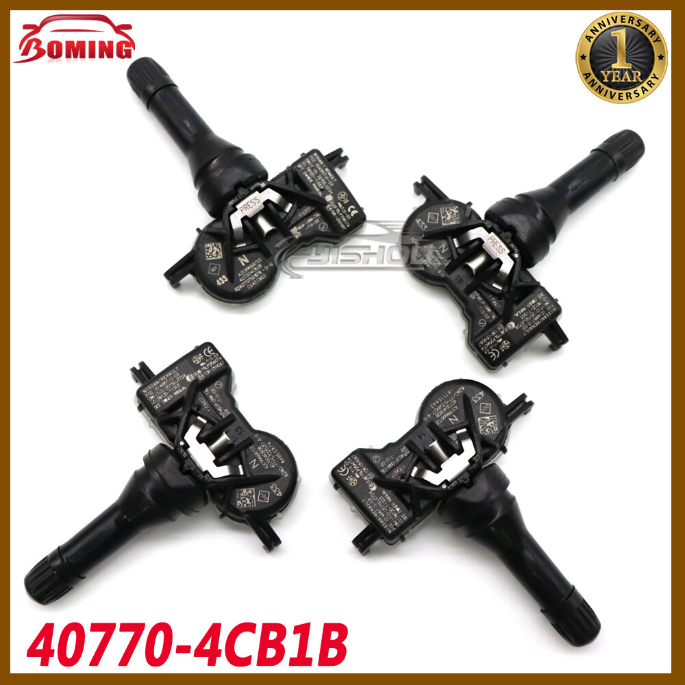 4pcs Tire Pressure Monitor Sensor For 2017-2020 Nissan Qashqai